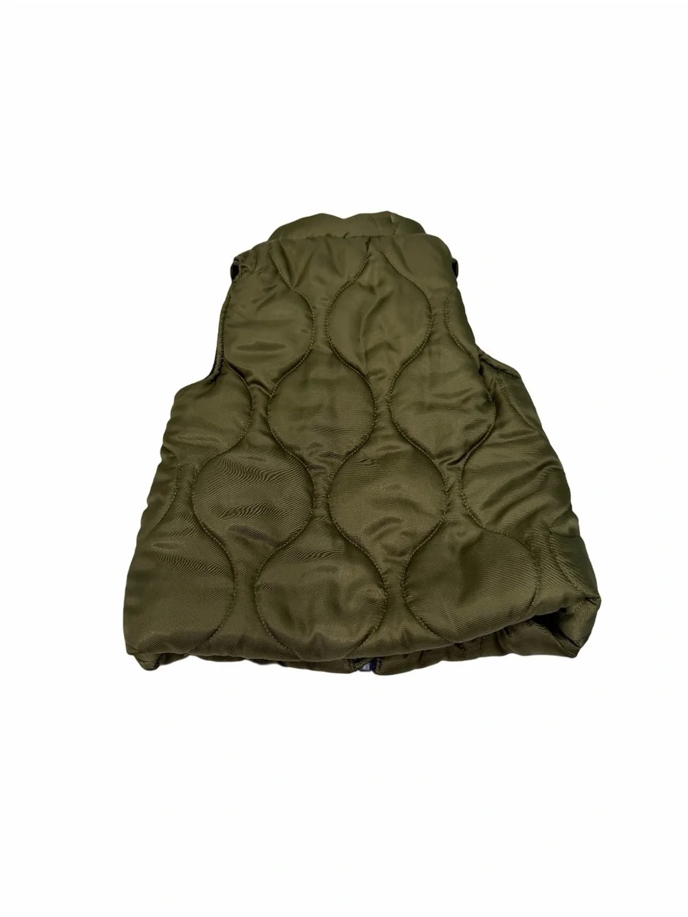 Tommy Bahama Toddler Size 3T Army Green Full Zip Puffer Vest Coat